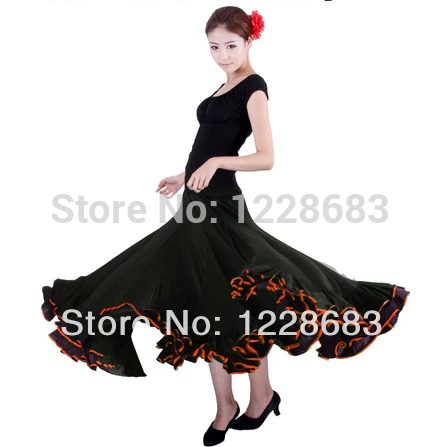 Женские Бальные Современная одежда для сцены платье костюмы фламенко