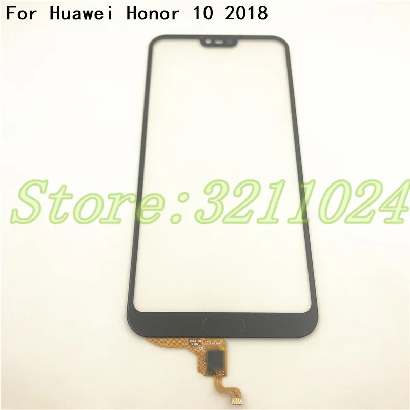 

Новинка для Huawei Honor 10 2018 сенсорный экран дигитайзер сенсор сменная сенсорная панель с гибким кабелем для Honor 10 строка