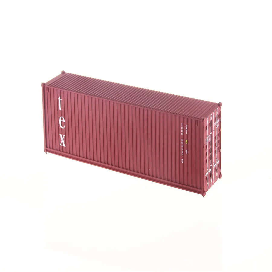 

1:87 HO train Model 40 feet container Oceangoing Ship Freighter Boat Accessories Scale model parts