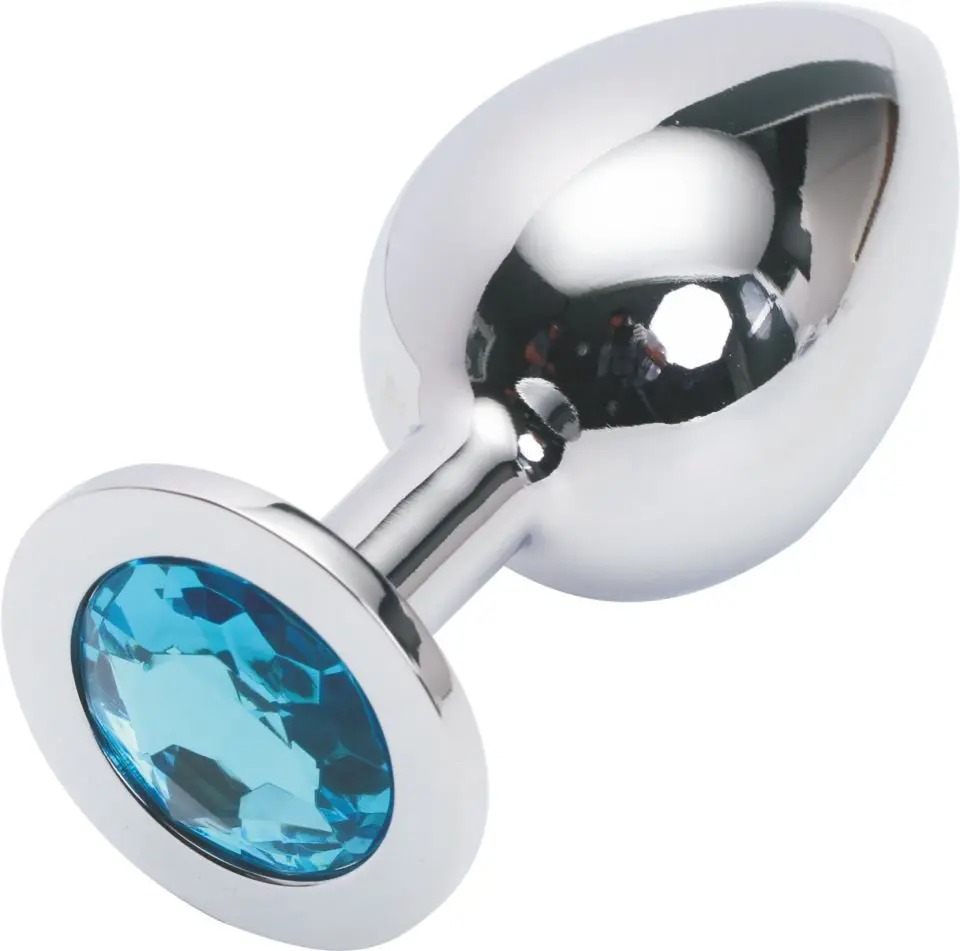 Высококачественные посеребренные Металлические анальные пробки большого