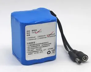 11,1 v 12 v 9ah 9000 mah 18650 литий-ионная аккумуляторная батарея и зарядное устройство для солнечного света, светодиодный свет