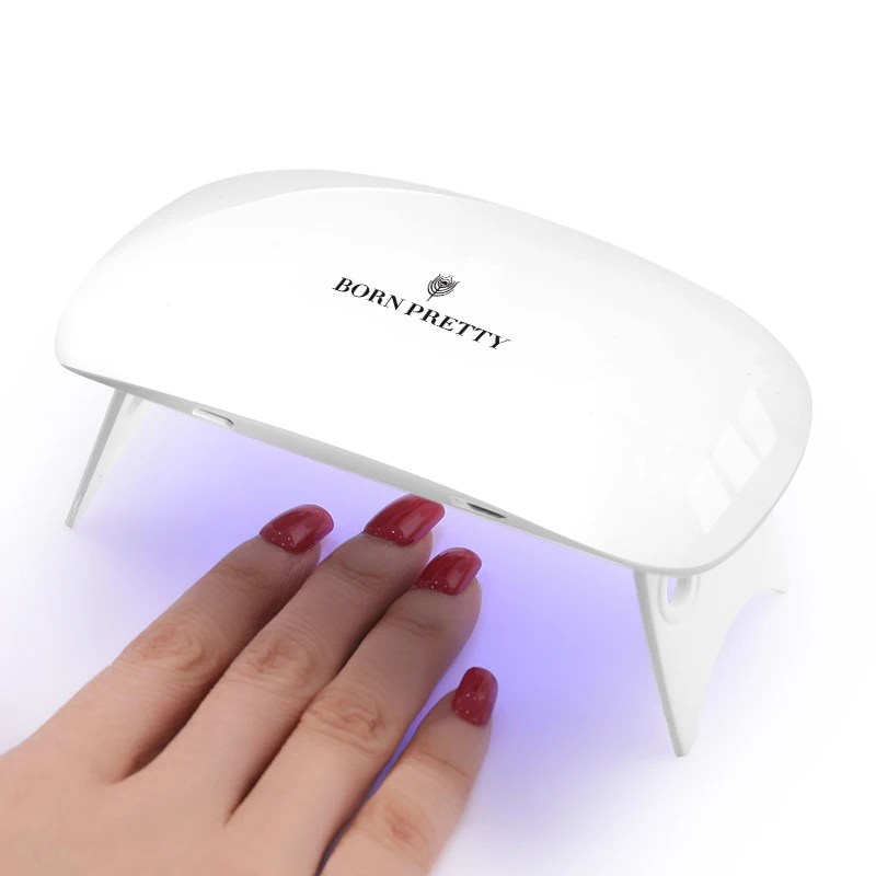 Сушилка для ногтей BORN PRETTY 6 Вт белая и розовая светодиодная УФ лампа микро USB Гель