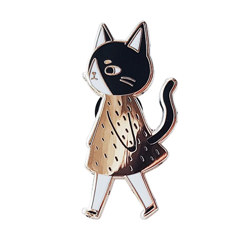 

Эмалированная булавка Cat