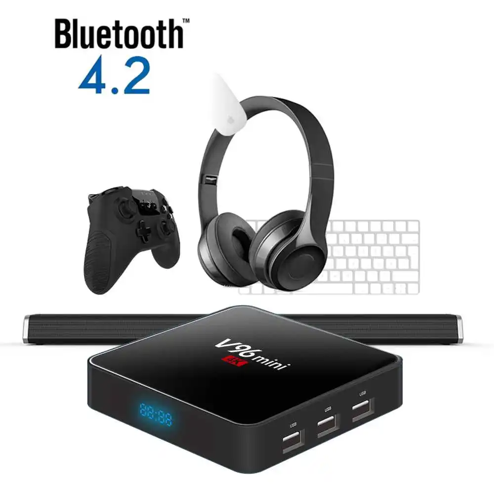 Vmade оригинальный V96 Мини Android 7 1 OS мультимедийный проигрыватель Allwinner H3 H.265/HEVC