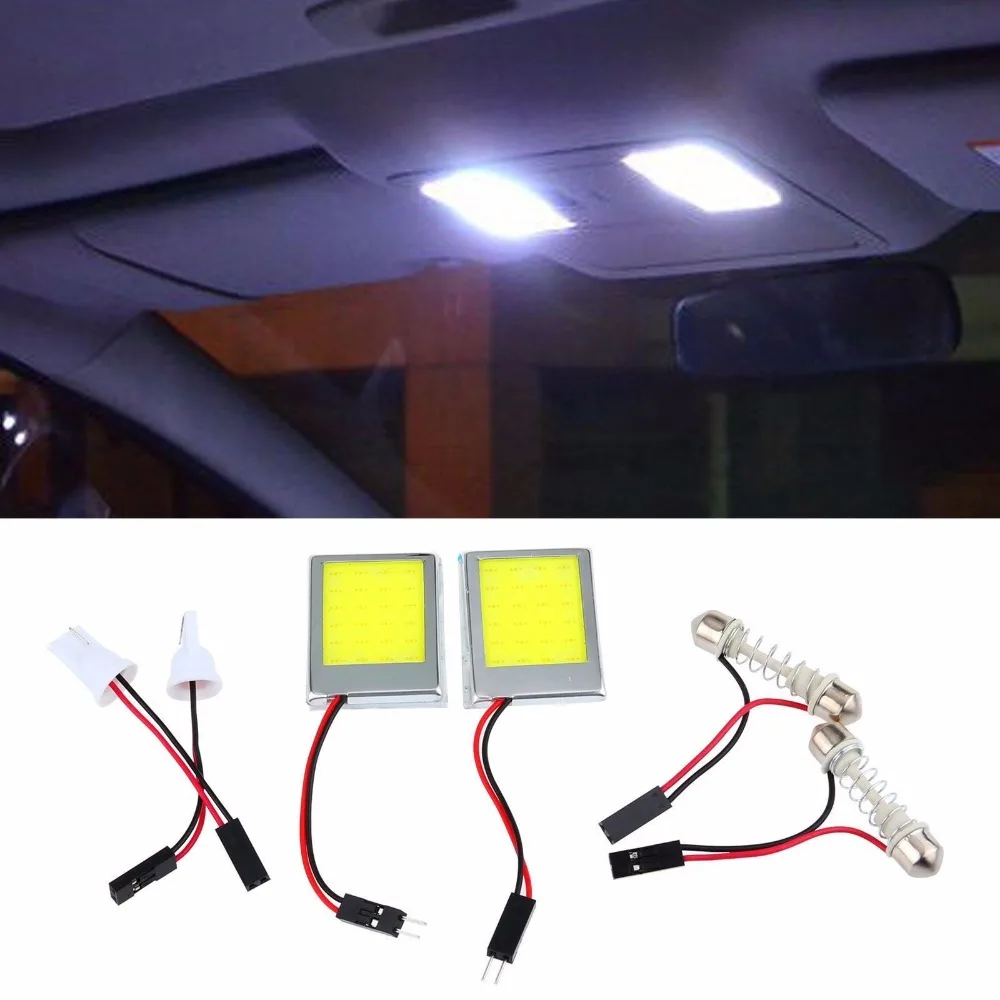 Дешево! 8 Вт T10 купол Festoon автомобиль внутренняя Лицензия Пластина COB светодиодный