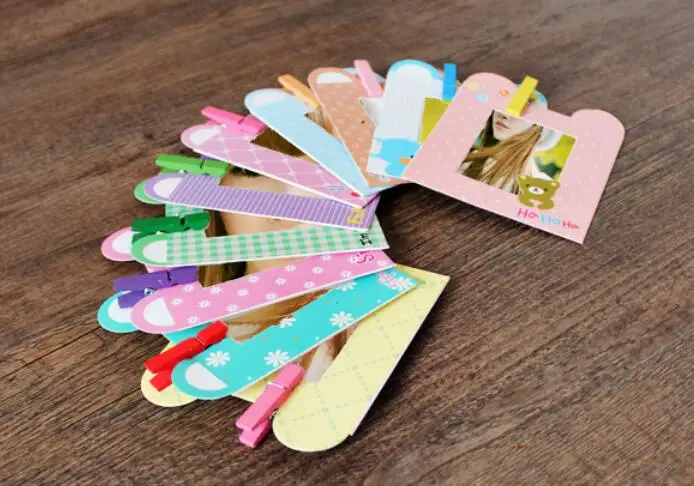 Фоторамка 10 шт./лот 3 дюйма сделай сам настенный бумажный фотоальбом для