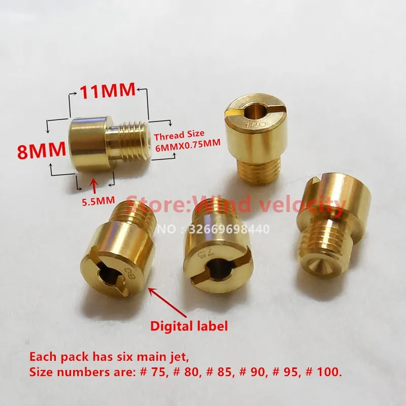 Карбюратор VM16 JOG 50/72cc Mikuni VM 11/22 основной струйный элемент для скутера 1PE40QMB 1E40QMB 2T