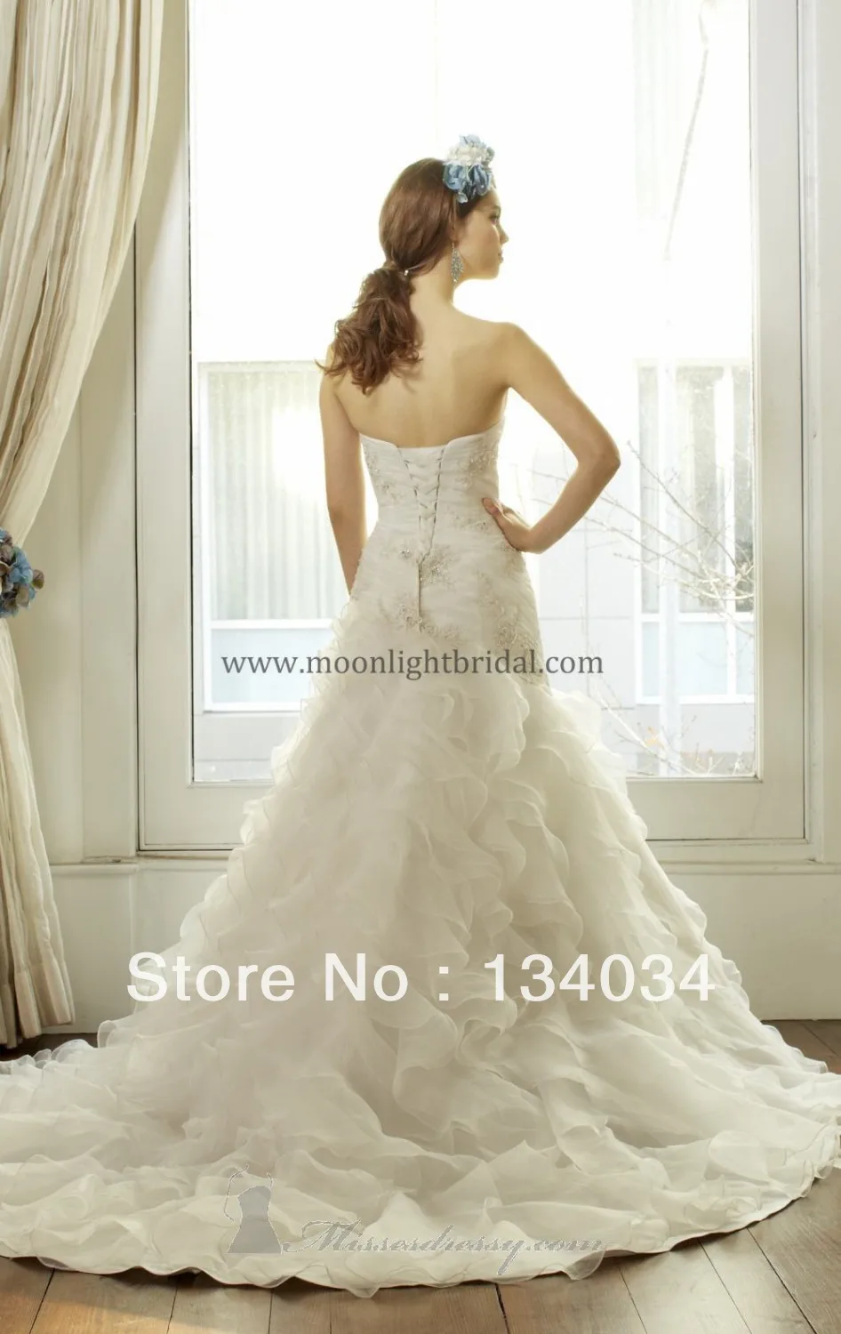 2013 Hot Sale Ball Gown Sweetheart Layered Organza With Beadings Wedding Dresses Bridal Gowns Any Size/Color | Свадьбы и торжества