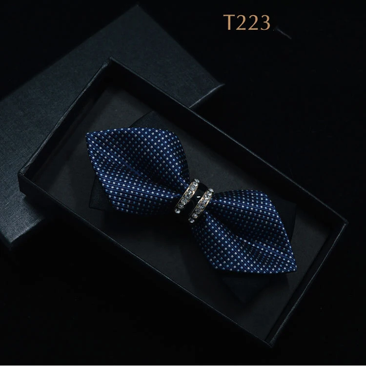 Смокинг с металлическими кристаллами Свадебный Мужской галстук бабочка женский