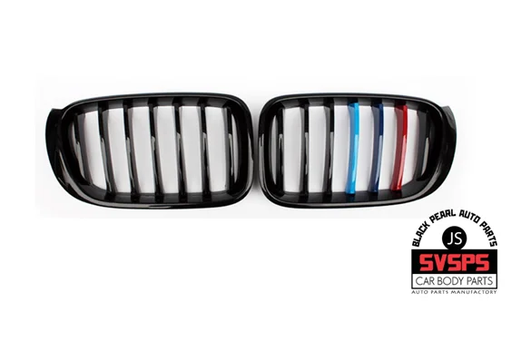 

High Quality ABS Front Middle Grille Single Slat Style Two Color Options For BMW X3 X4 2013+ 2014+