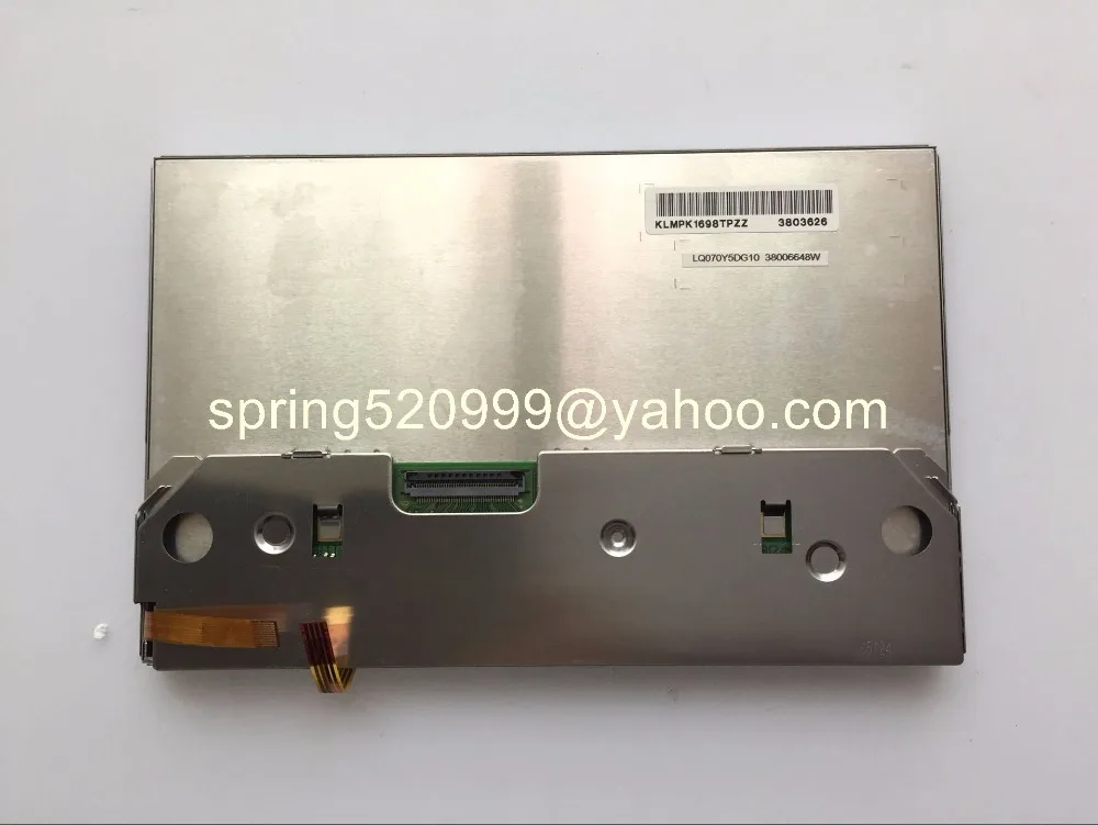 Новый 7 дюймовый ЖК дисплей S h arp LQ070Y5DG10 с сенсорным экраном для автомобиля Toyota GPS