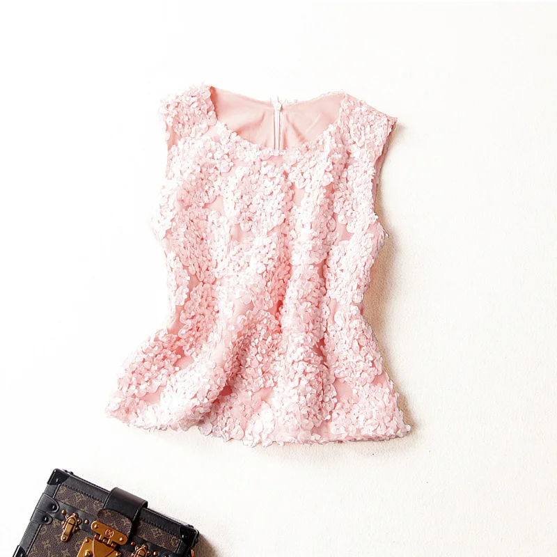 Женский комплект из двух предметов модная розовая рубашка с круглым вырезом и