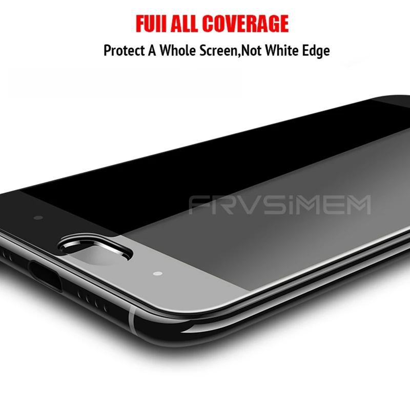 Frvsimem Tempered Glass For Xiaomi Mi5 Mi5s Plus Mi6 RedMi Note 4 4A 4X Pro Prime Global Version Full Screen Protector Case | Мобильные