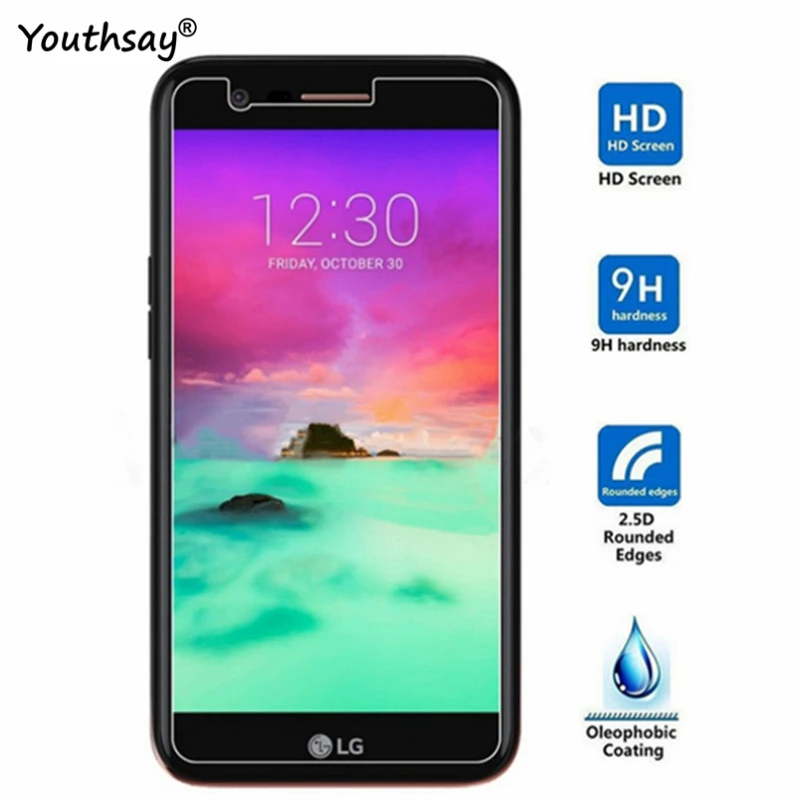 Закаленное стекло для LG K8 2017 Защита экрана стеклянная Защитная пленка LV3 M200N X240 US215
