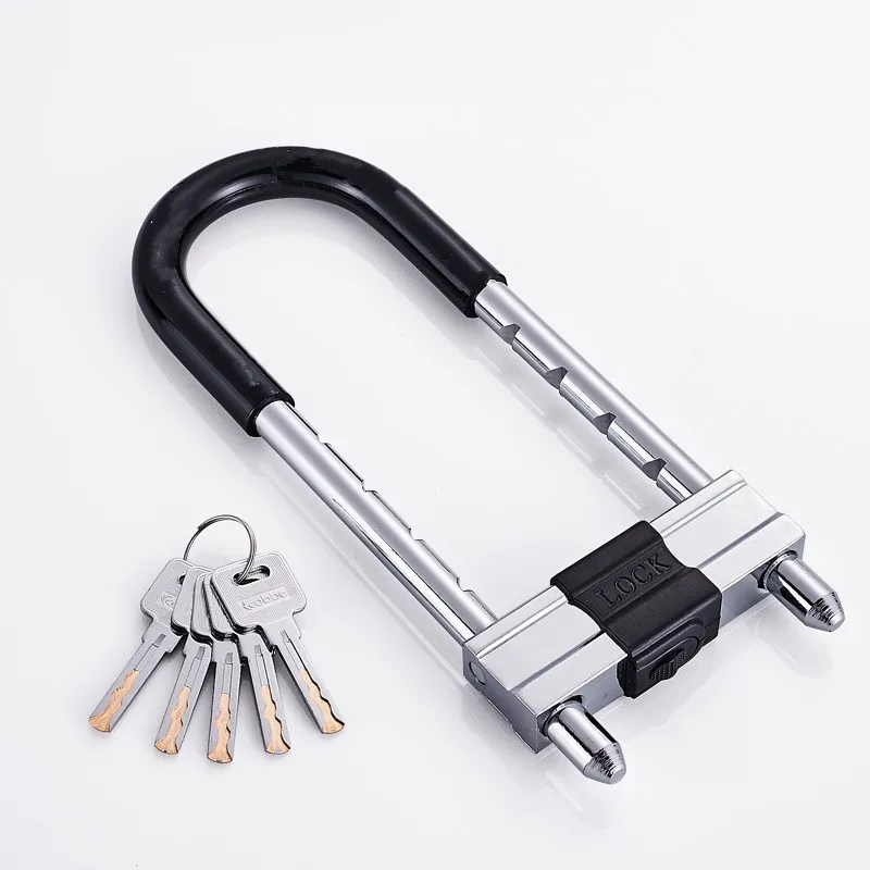 

Anti - theft alloy steel U Shape Lock padlock sliding double door locks glass door locks hardware and tools