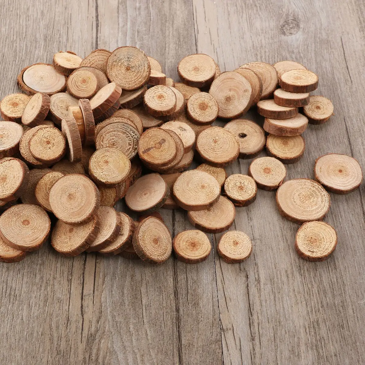 DIY Round Wood Piece Party Favors Decorations Photography Photo Booth Props With Desiccant Wedding Festival Birthday supplies | Дом и сад