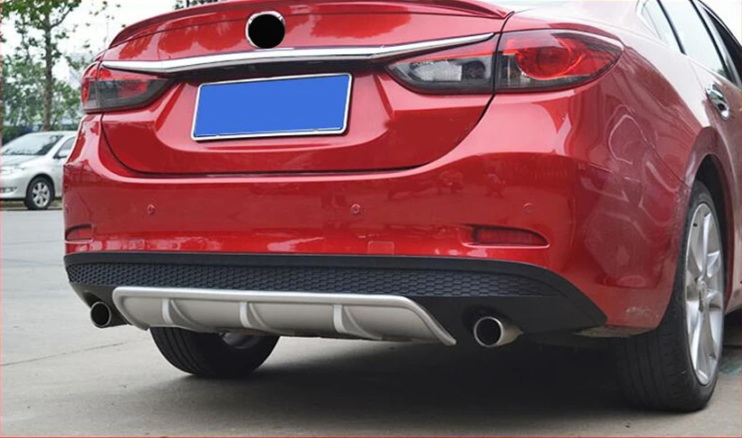 Подходит для Mazda 6 M6 Atenza 2014 2015 2016 2017 ABS пластиковый задний диффузор бампер Защита