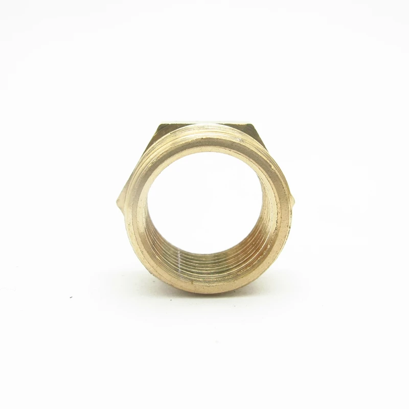 Латунная втулка редуктора с шестигранным хвостовиком BSP 3/8 дюйма x 1/2 стандарт