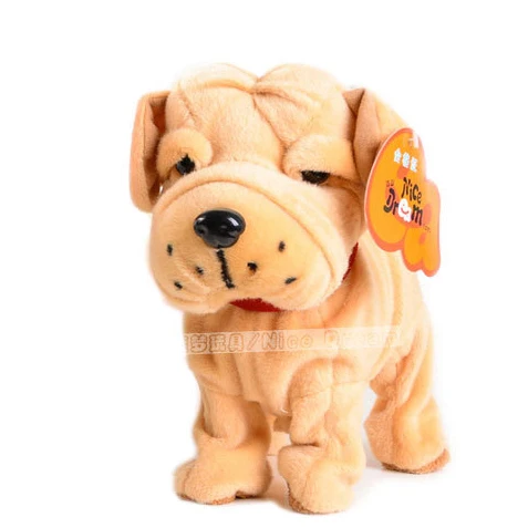 dog Yellow Год Звуковое управление электронный питомец кошка робот стенд ходьба собака моделирование электронные игрушки подарок для детей ребенок - Цвет: dog Yellow