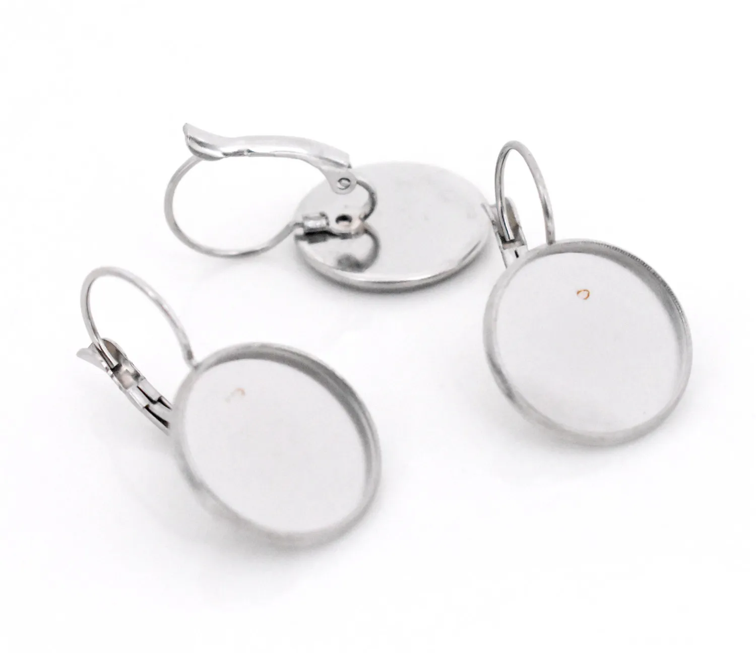 (Никогда не выцветают) 16 мм 10 шт. французские Рычажные задние серьги из