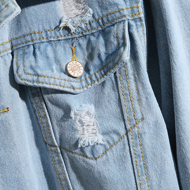 The new 2019 autumn men denim jacket fashion casual loose fashionable young handsome | Мужская одежда