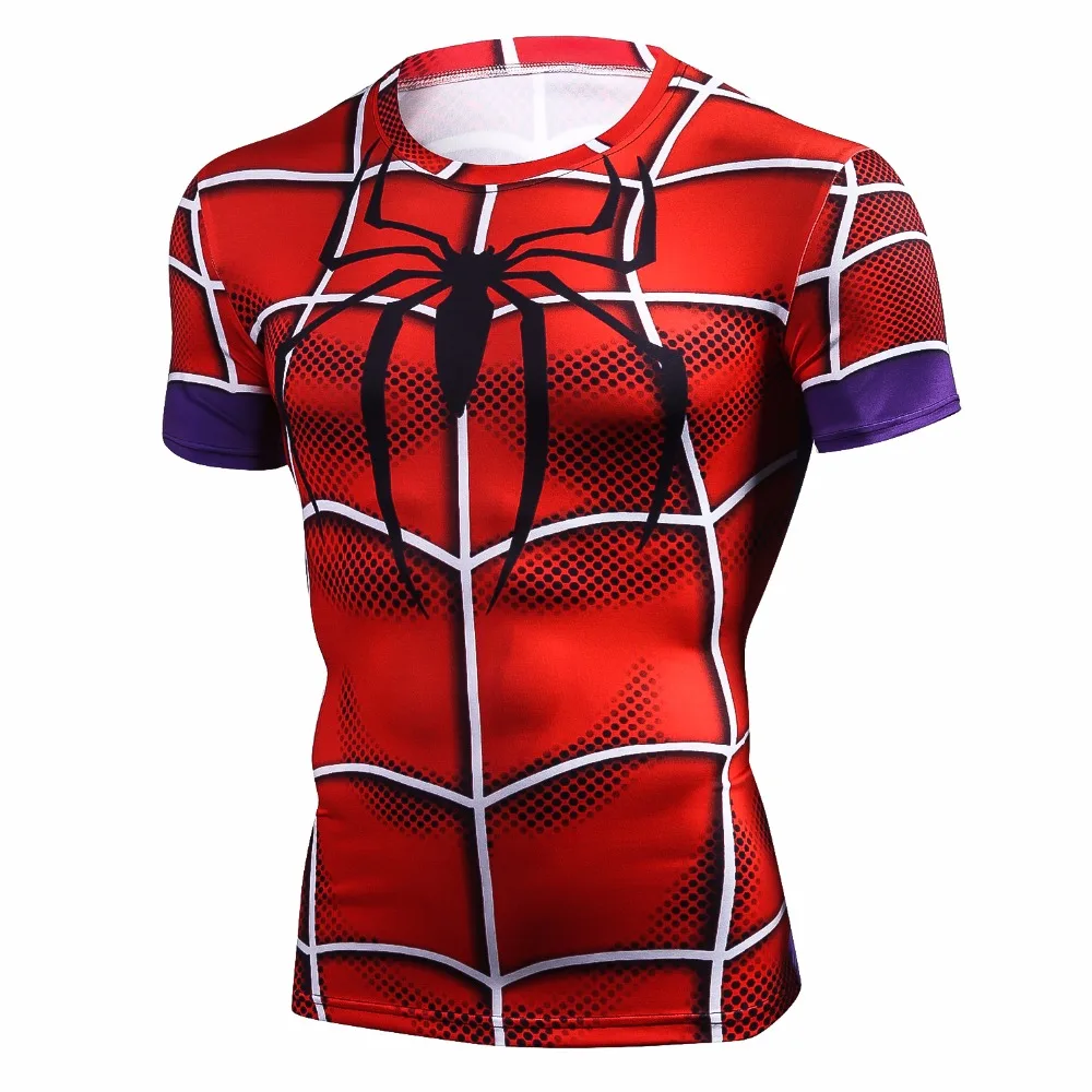 Человек-паук 3D Футболка с принтом Капитан Америка гражданской войны футболка Для