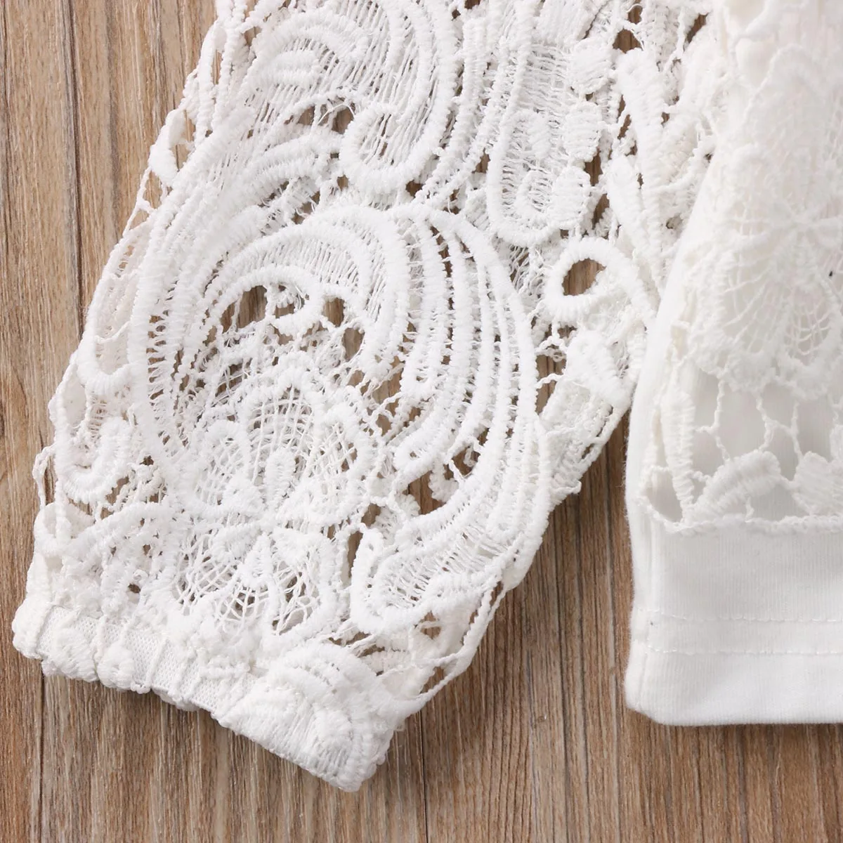 Baby Girls Lace Flower Long Sleeve Blouses Cute Top Clothes Toddler Infant Kids Girl Clothing Tops | Детская одежда и обувь