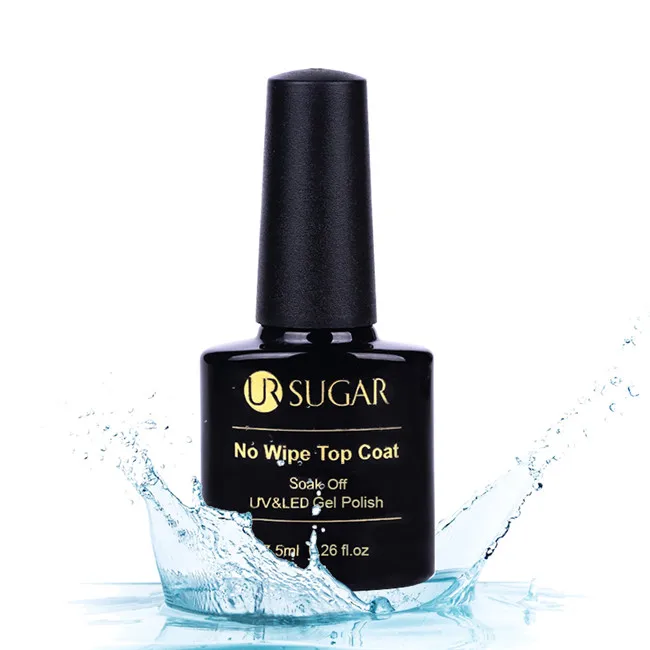 Top Coat Ur Sugar 7,5 мл голографический Звездный Блестящий Гель-лак для ногтей Блестящий Блеск Кристалл Полупостоянный замачиваемый УФ Гель-лак для ногтей Лаки - Цвет: Top Coat