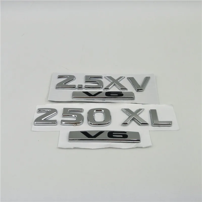 For Nissan Teana 2.5XV 250XL V6 Emblem Number Letters Rear Trunk Displacement Logo Car Styling Accessories | Автомобили и