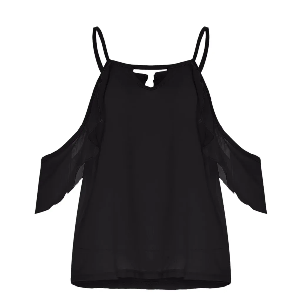 Женские топы для женщин блуза вечерние летние спагетти рубашка на лямках модные