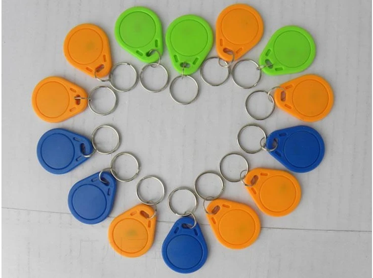 Номер 3 125 кГц RFID Бесконтактный Брелоки Кольцо контроля доступа карты Rfid красный