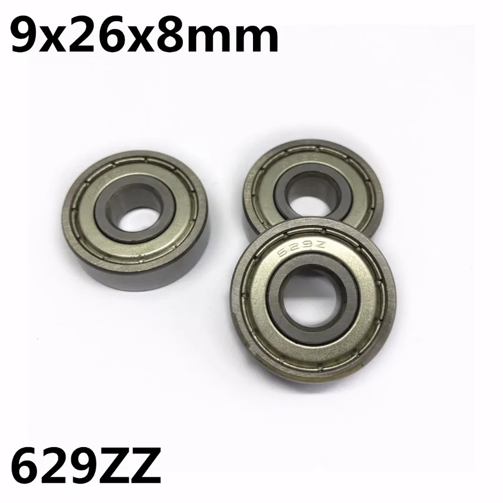 10Pcs 629ZZ 629-2RS 629-2Z 9x26x8 mm Deep groove ball bearing Miniature bearing High qualit 629Z