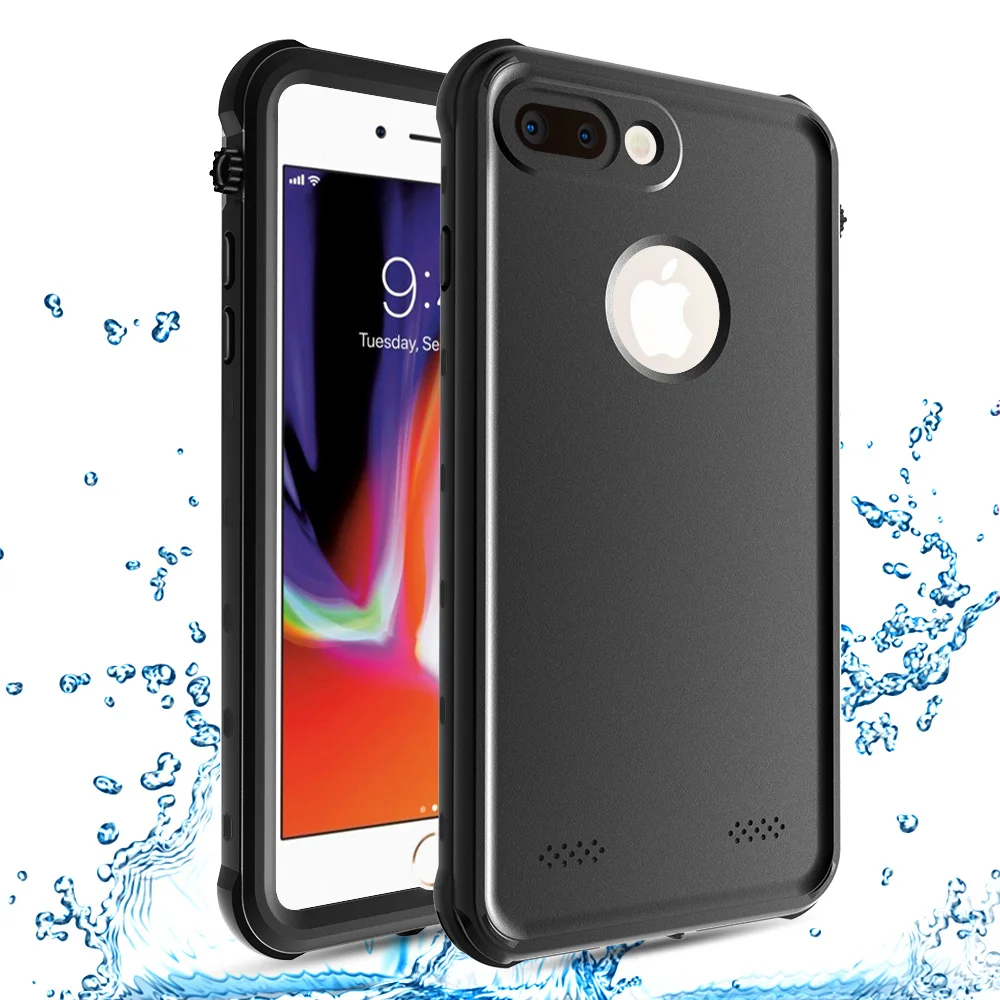 SHELLBOX водонепроницаемый чехол для iPhone 7 8 Plus Funda плавательный водонепроницаемый чехол для телефона 5s 6s Plus водонепроницаемый чехол
