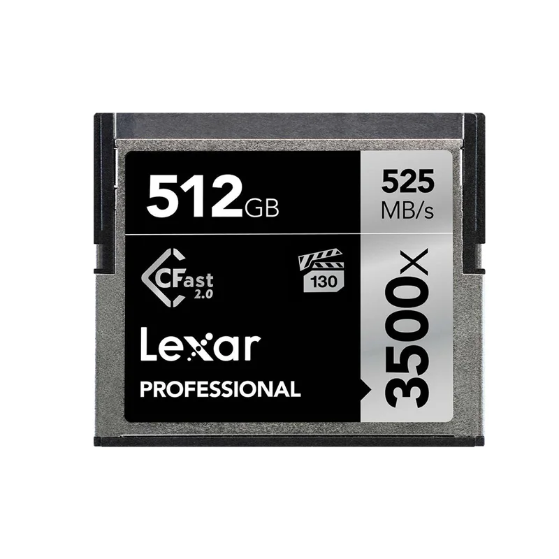Оригинальная флеш-карта памяти Lexar Cfast2.0 CF 3500X525 M/s 256GB для профессиональных камер sony SLR HDV VPG-130 HD