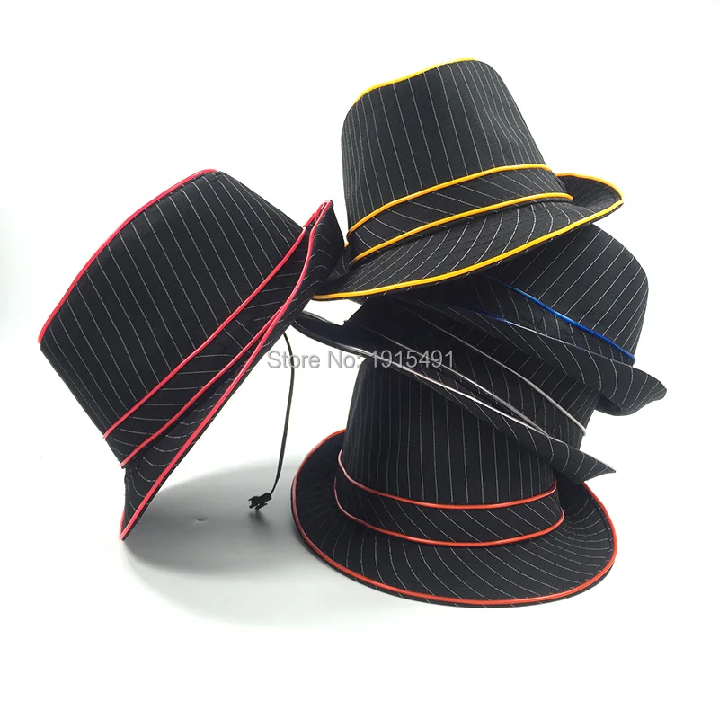 Элегантный классический EL Wire сценический дизайн Волшебная Шляпа неоновые