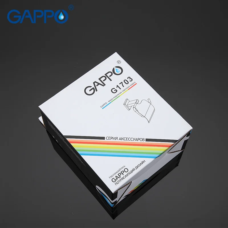 

GAPPO High quality Wall-mount Stainless Steel Cover Toilet Paper Holder Zinc-Alloy Mounting Seat Bathroom accessoriesG1703