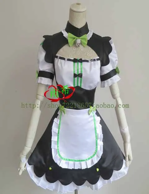 Nekopara Chocola Горничная Косплей Костюм с аксессуаром 7 цветов на выбор 11|cosplay costume|maid