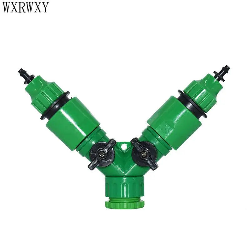 Wxrwxy садовый 2 ходовой кран для садового шланга Y 1/4 дюйма шланг делитель воды 8/11