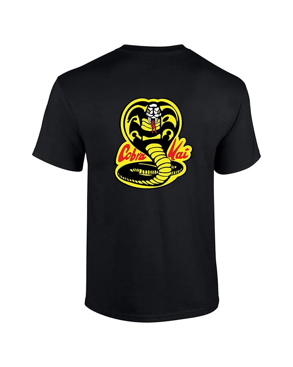 

2019 New Fashion Brand Clothing Vintage Movie Karate Kid Cobra Kai Fist T-Shirt tee shirt