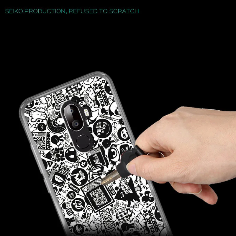 Funda For Oukitel U18 Case Silicone Soft TPU Fashion Design Art Painted Luxury Phone Cases Back Cover Print |