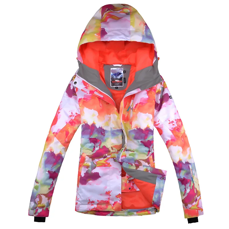 

Free shipping GSOU SNOW Women Ski Jacket Outdoor Wear Windproof Waterproof Skiing Camping Riding Snowboard Ski Coat Female