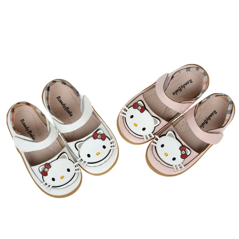 Детская обувь для девочек кожаная 2020 модная Милая мультяшная детская принцессы