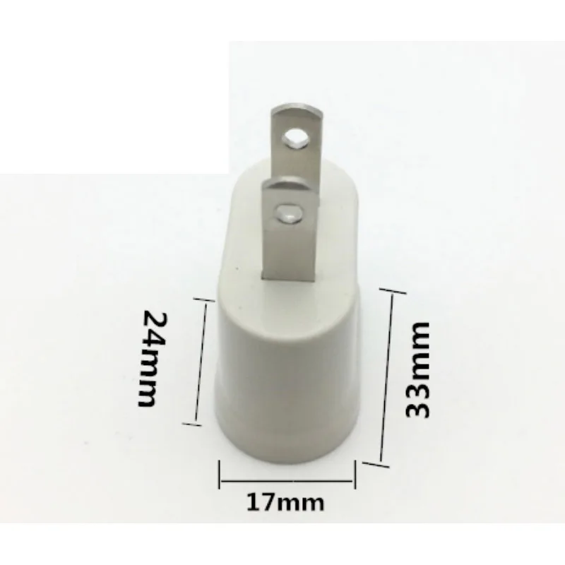 

10PCS US USA EU EURO Europe Travel Power Plug Adapter Charger Converter USA converter White 250V 10A