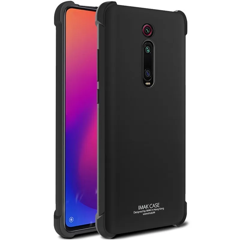 IMAK Для Xiaomi mi 9T mi 9T чехол противоударный мягкий Задняя накладка чехла из ТПУ для Xiaomi mi 9T Pro с пленкой