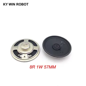 2 шт.лот, новый ультратонкий динамик 8 Ом, 1 Вт, 8R, динамик диаметром 57 мм, 5,7 см, толщина 12,7 мм