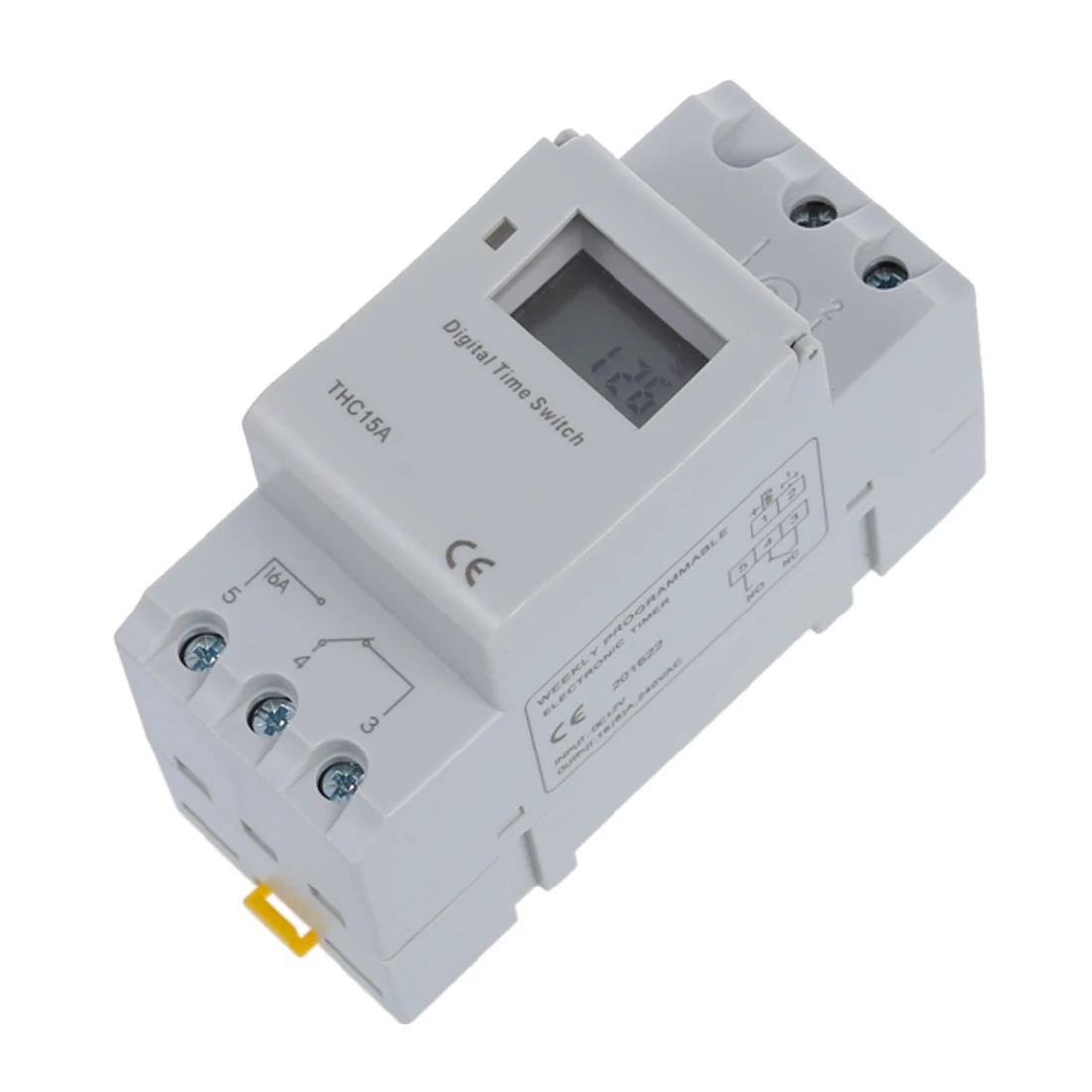 DIN Rail Time Relay Switch Digital LCD Power Programmable Timer DC 12V 16A | Обустройство дома