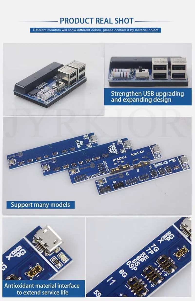 Jyrkior Unversal батарея тестер/зарядное устройство Батарея активация плата, PCB для iPhone 8 8 Plus X XR XS MAX samsung huawei iPad
