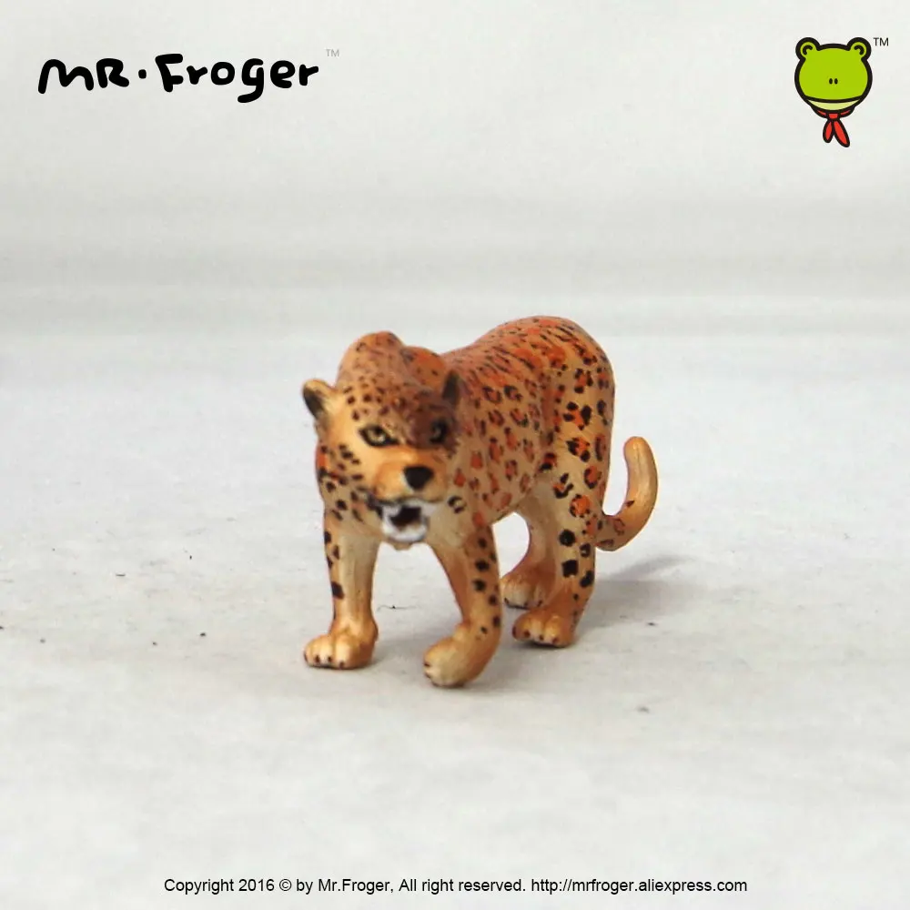 Mr.Froger Гепард модель игрушки дикие животные набор игрушек зоопарк Моделирование