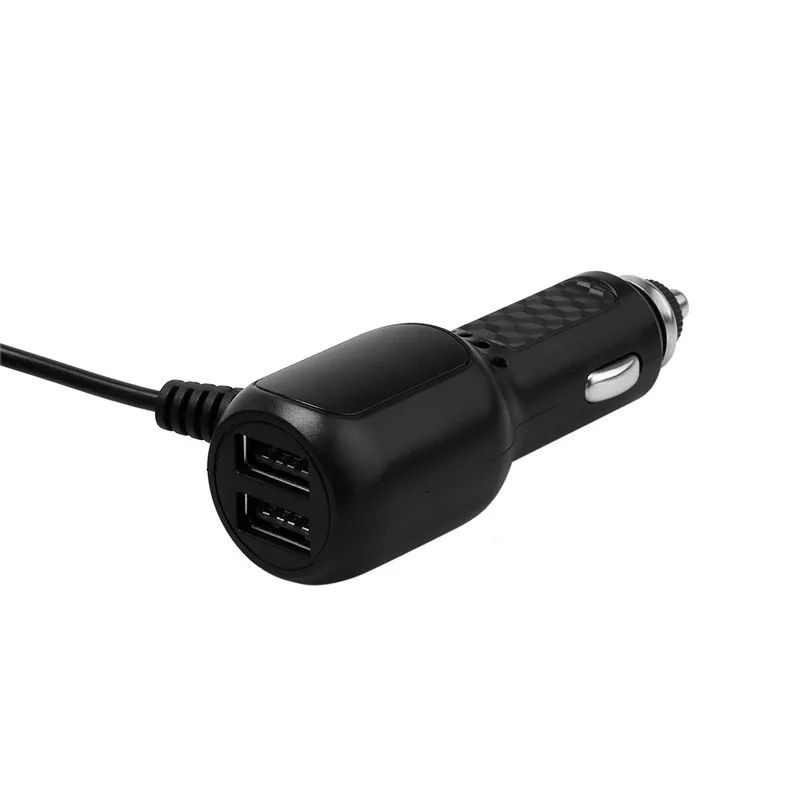Автомобильное зарядное устройство 5 В/2 4 А с двумя usb-портами 2 + Кабель зарядного