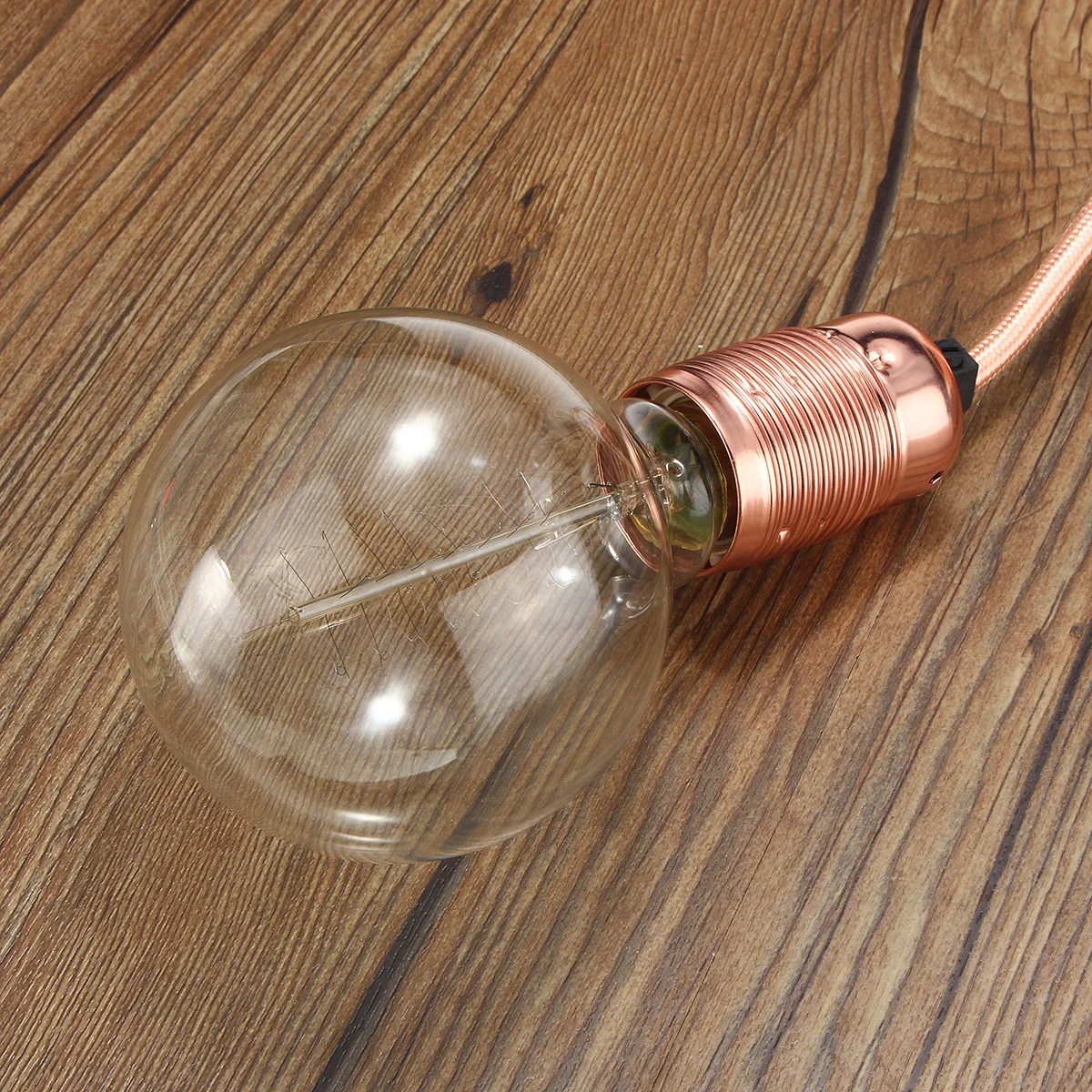 E27 2 м 3 ядра Smuxi Цоколи провода Винтаж ретро Edison светильник держатель лампы ткань гибкий кабель кулон патрон разъем